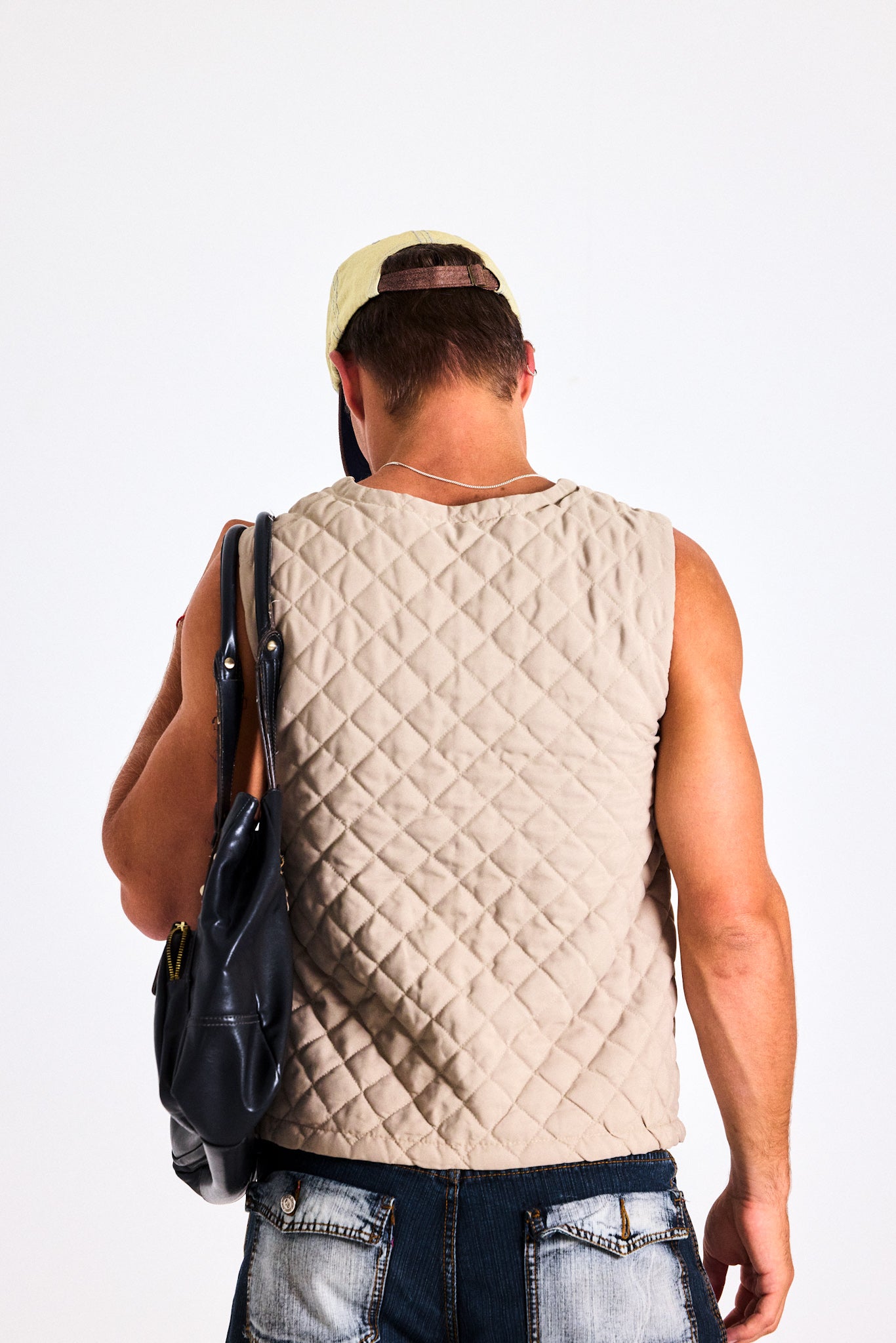 Vintage Quilted Utility Vest