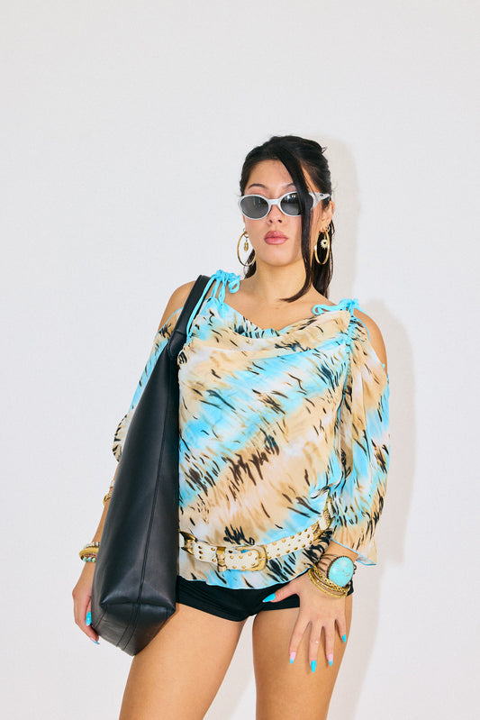 Azure Breeze Blouse