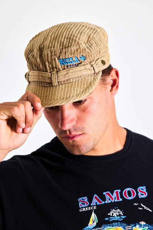 Vintage Rizzla Corduroy Newsboy Cap