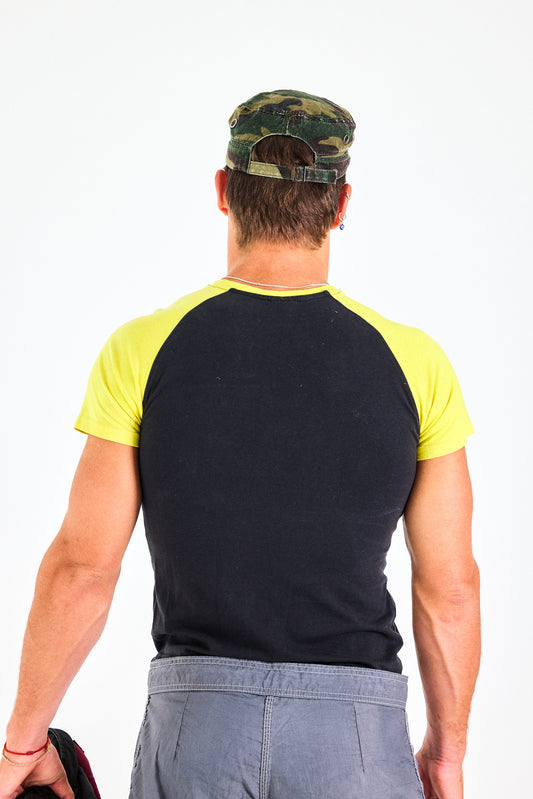 College boy crop T
