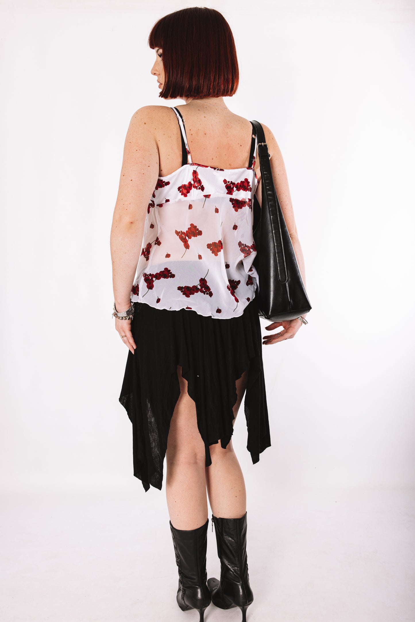 Cherry blossom sheer cami