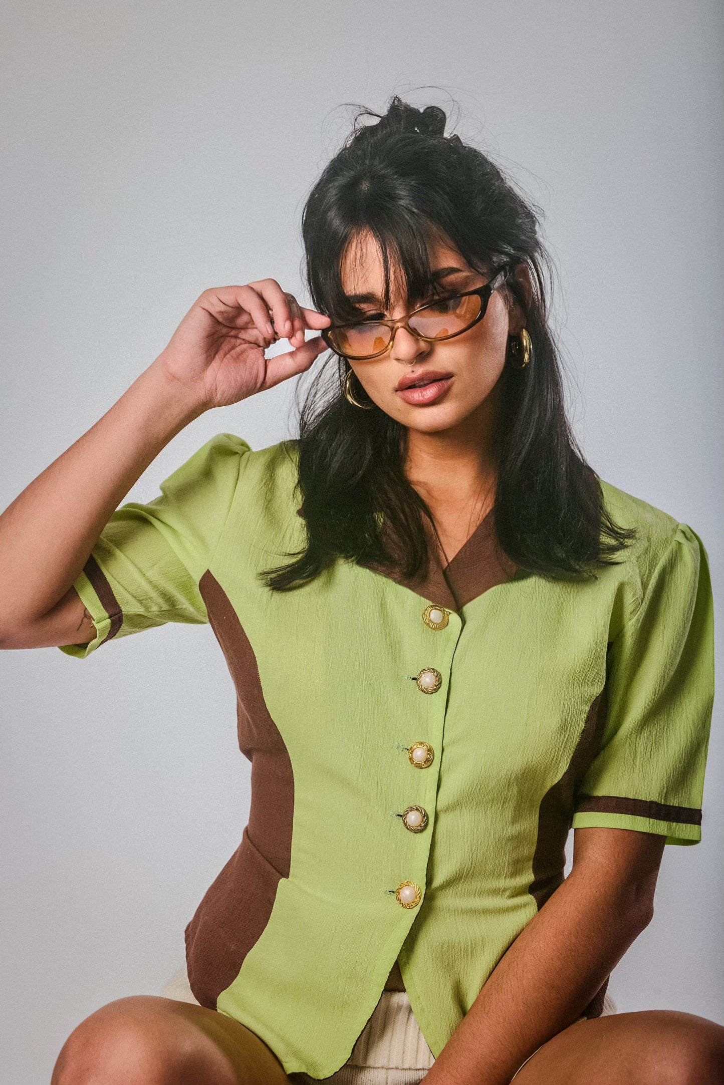 Sour Apple Suit Shirt