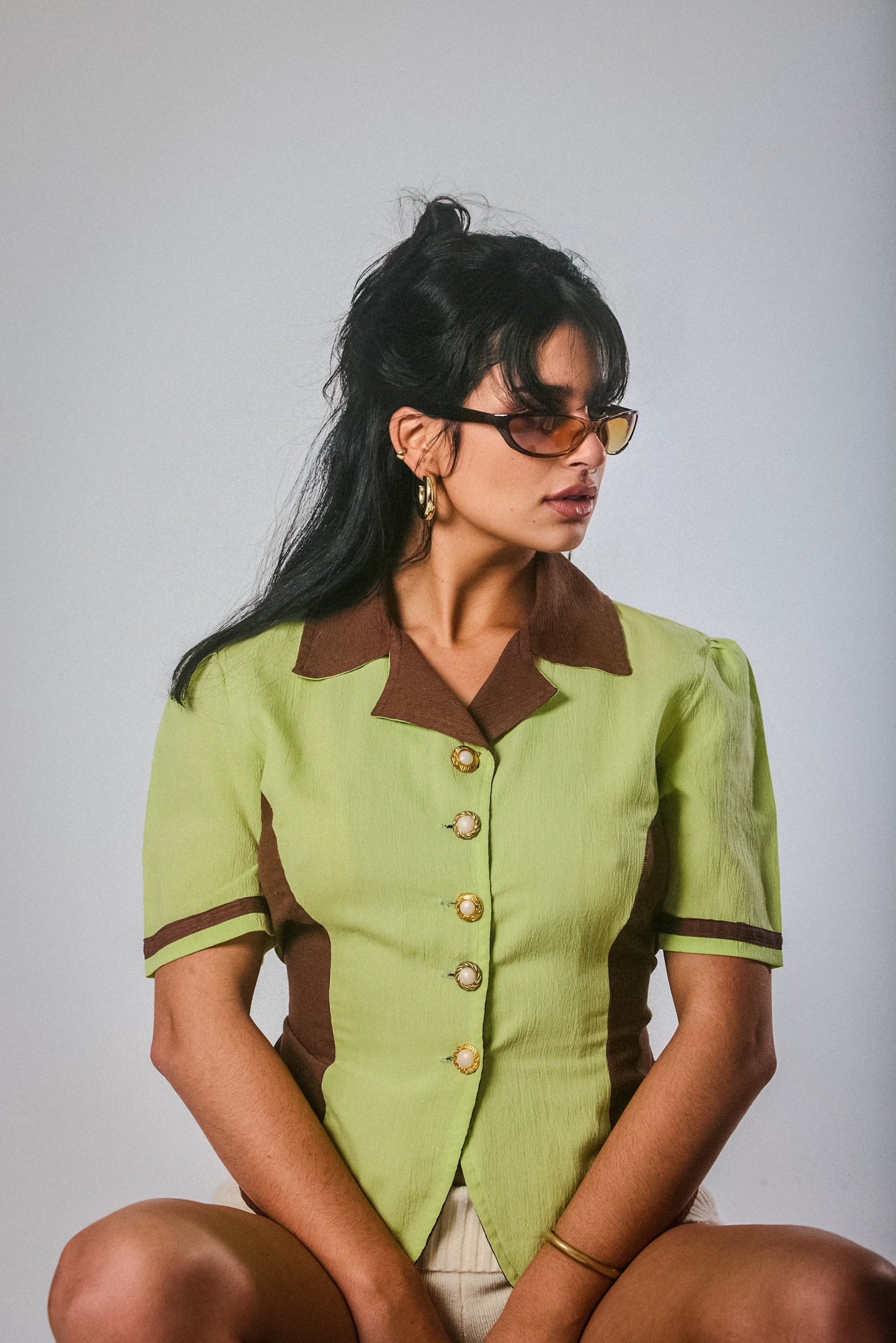 Sour Apple Suit Shirt