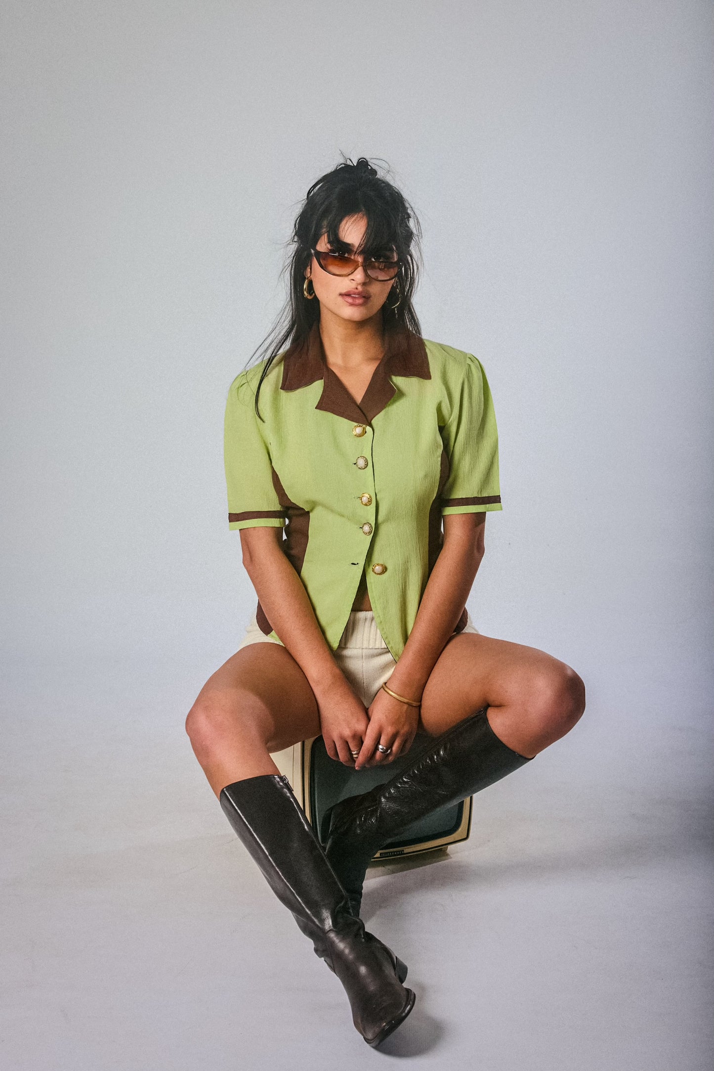 Sour Apple Suit Shirt