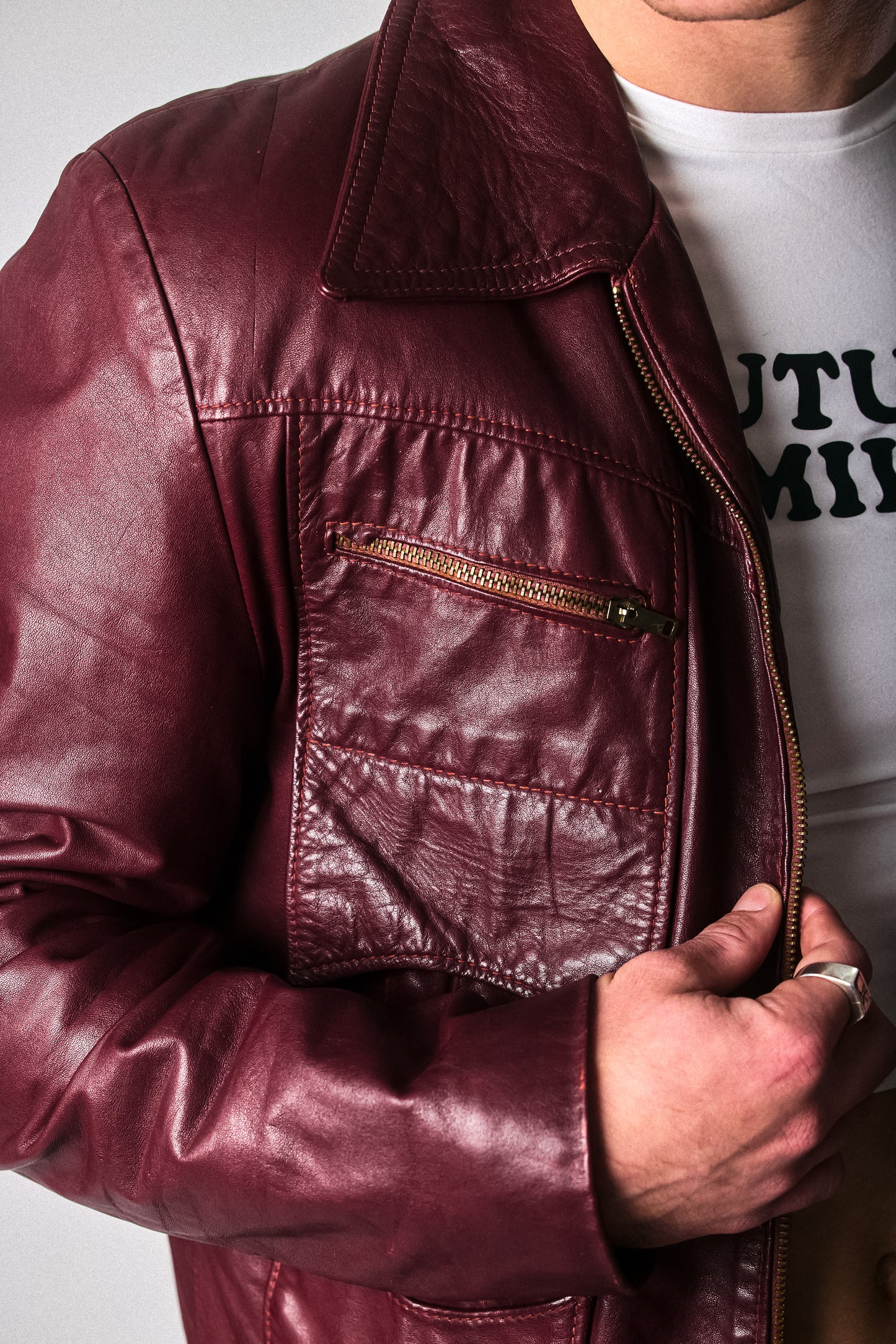 The Burgendy Boy Jacket