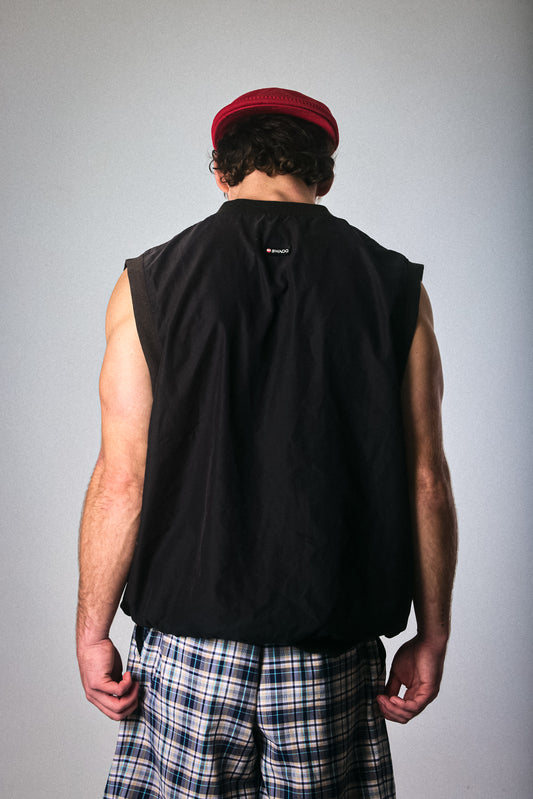 SWAGG Sleeveless Vest – Jet Black