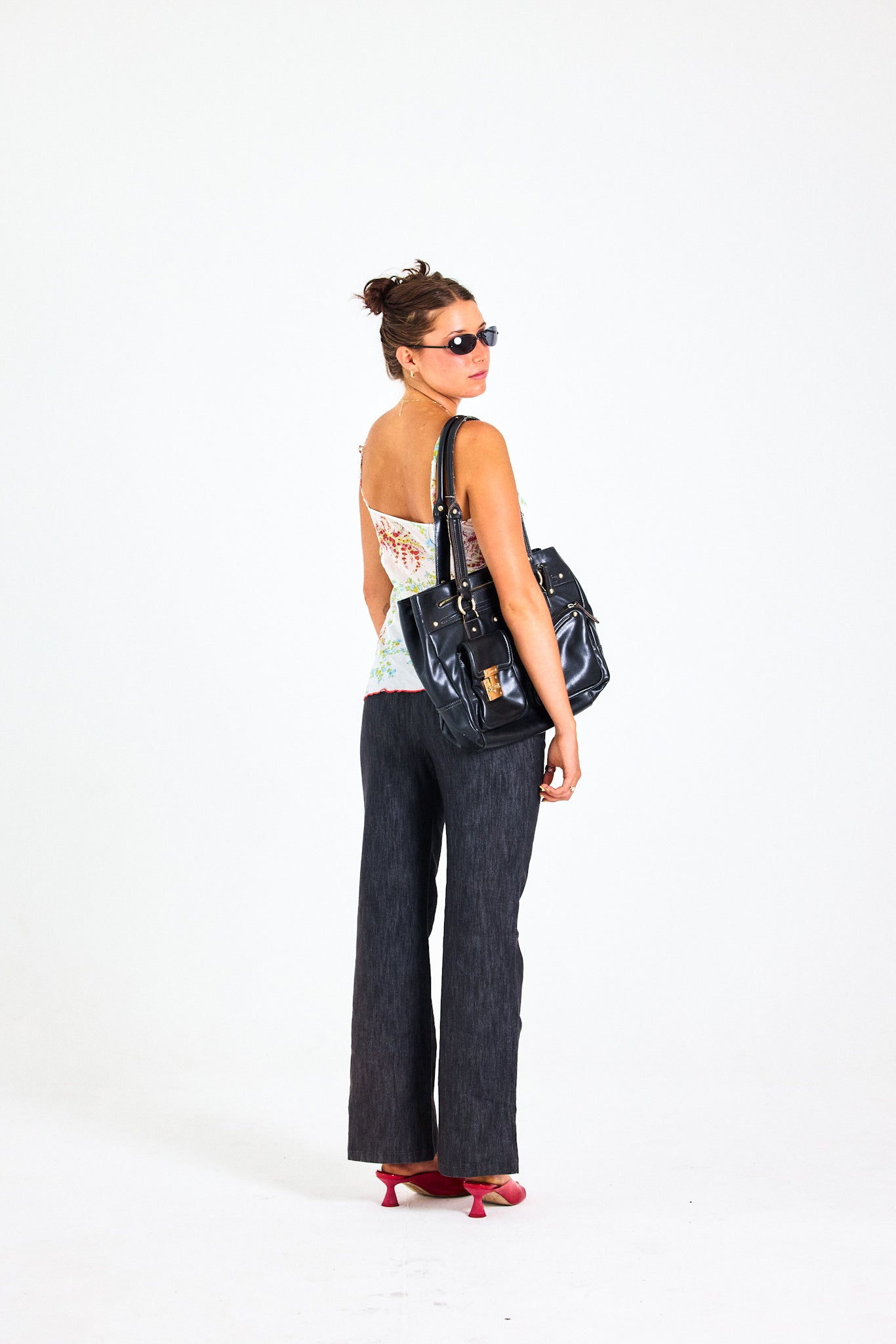 Vintage Low-Rise Dark Wash Jeans