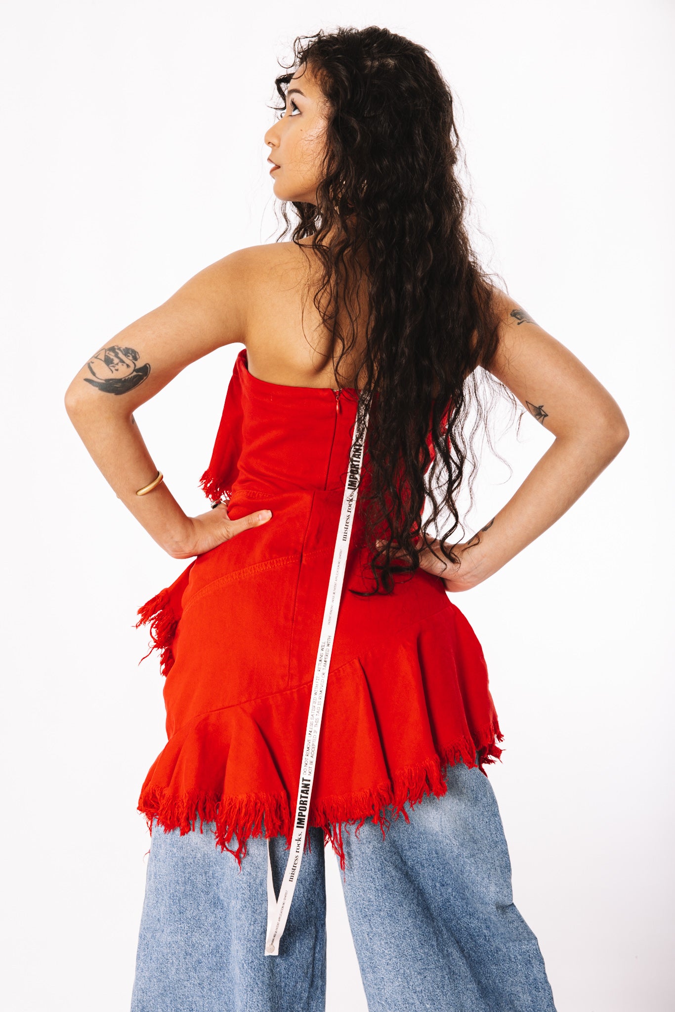 House of CB Red Corset Mini Dress