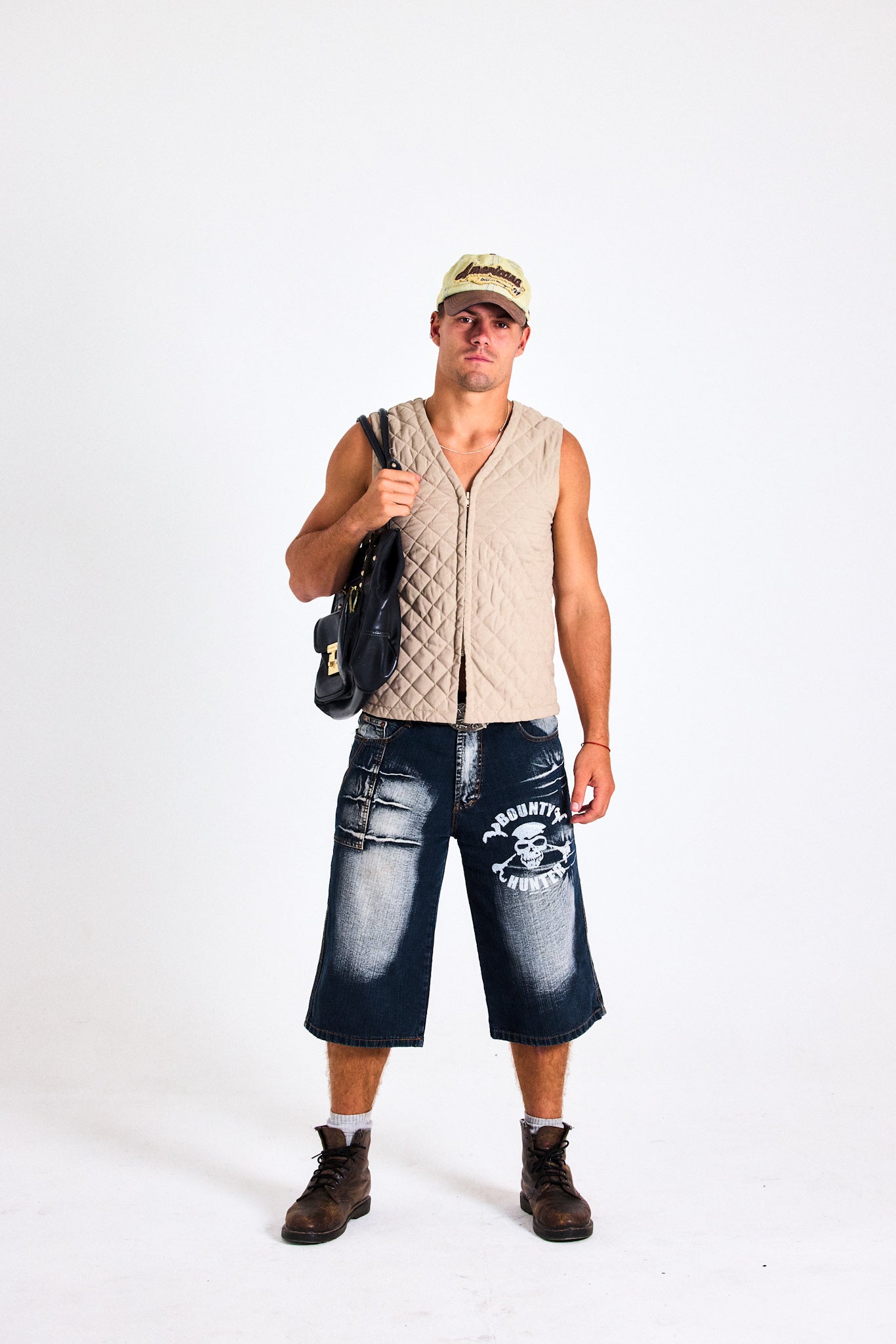 Vintage Quilted Utility Vest