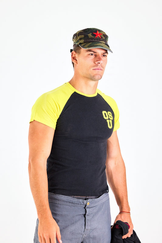 College boy crop T