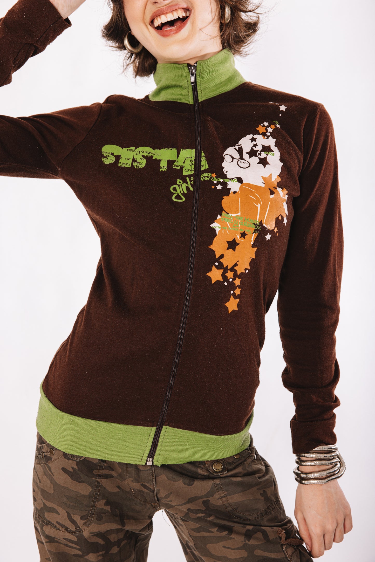 Vintage Y2k zip-up