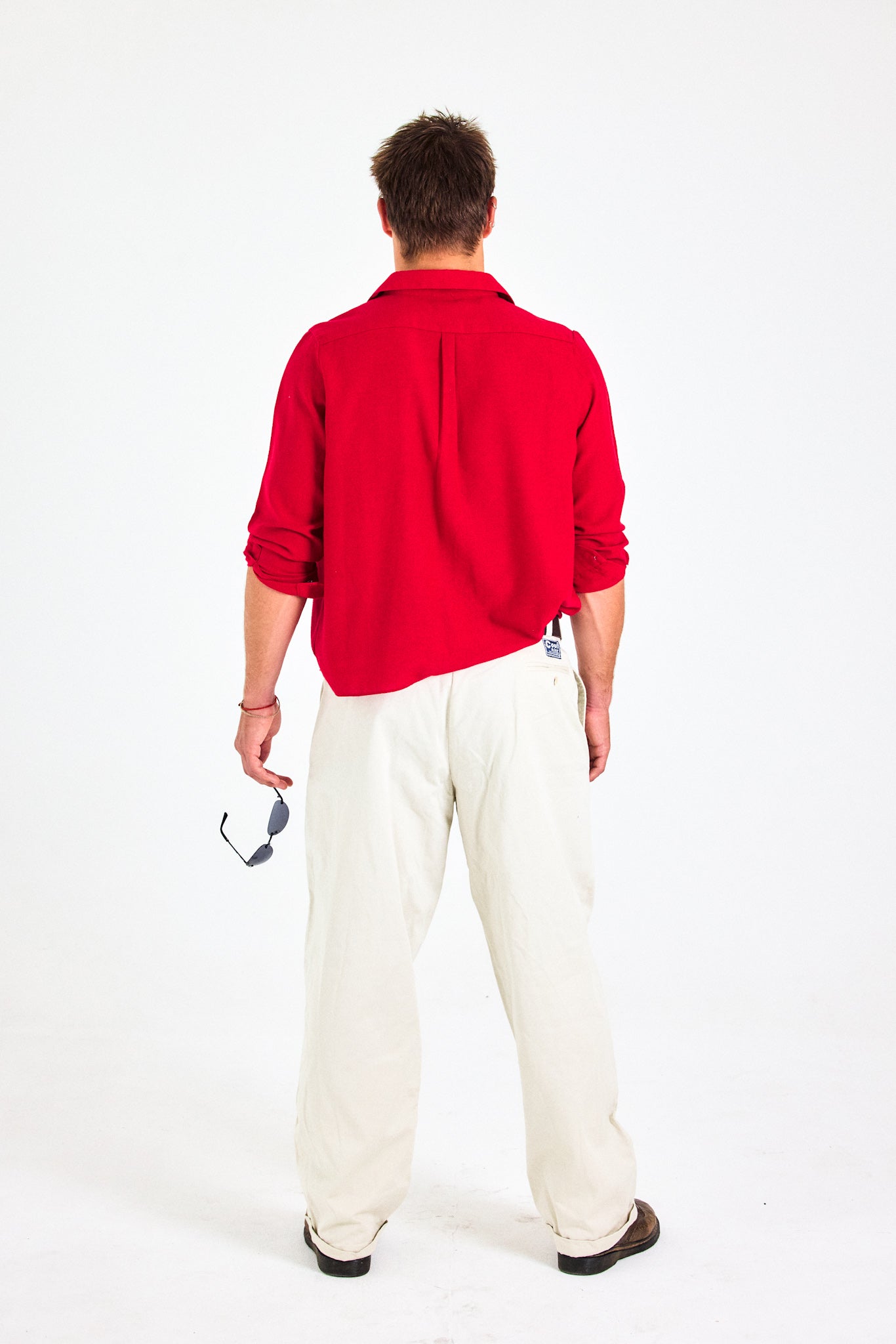 Vintage COOL Pleated Baggy Chinos
