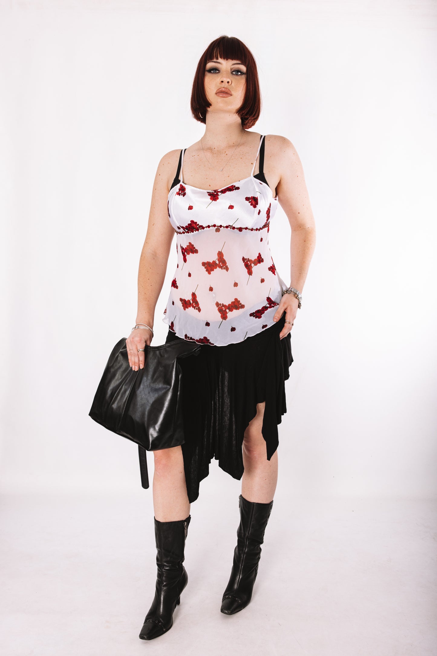 Cherry blossom sheer cami