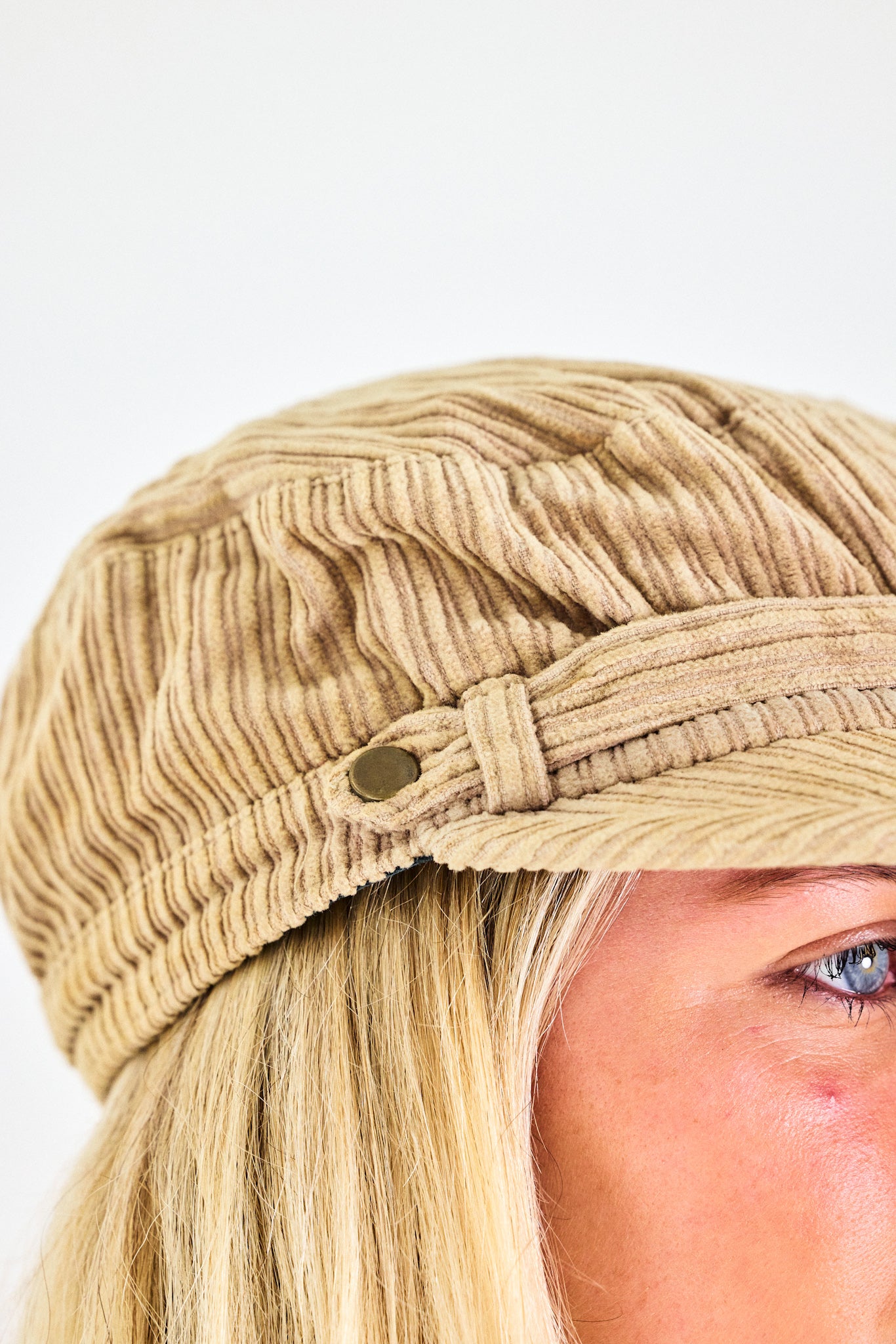 Vintage Rizzla Corduroy Newsboy Cap