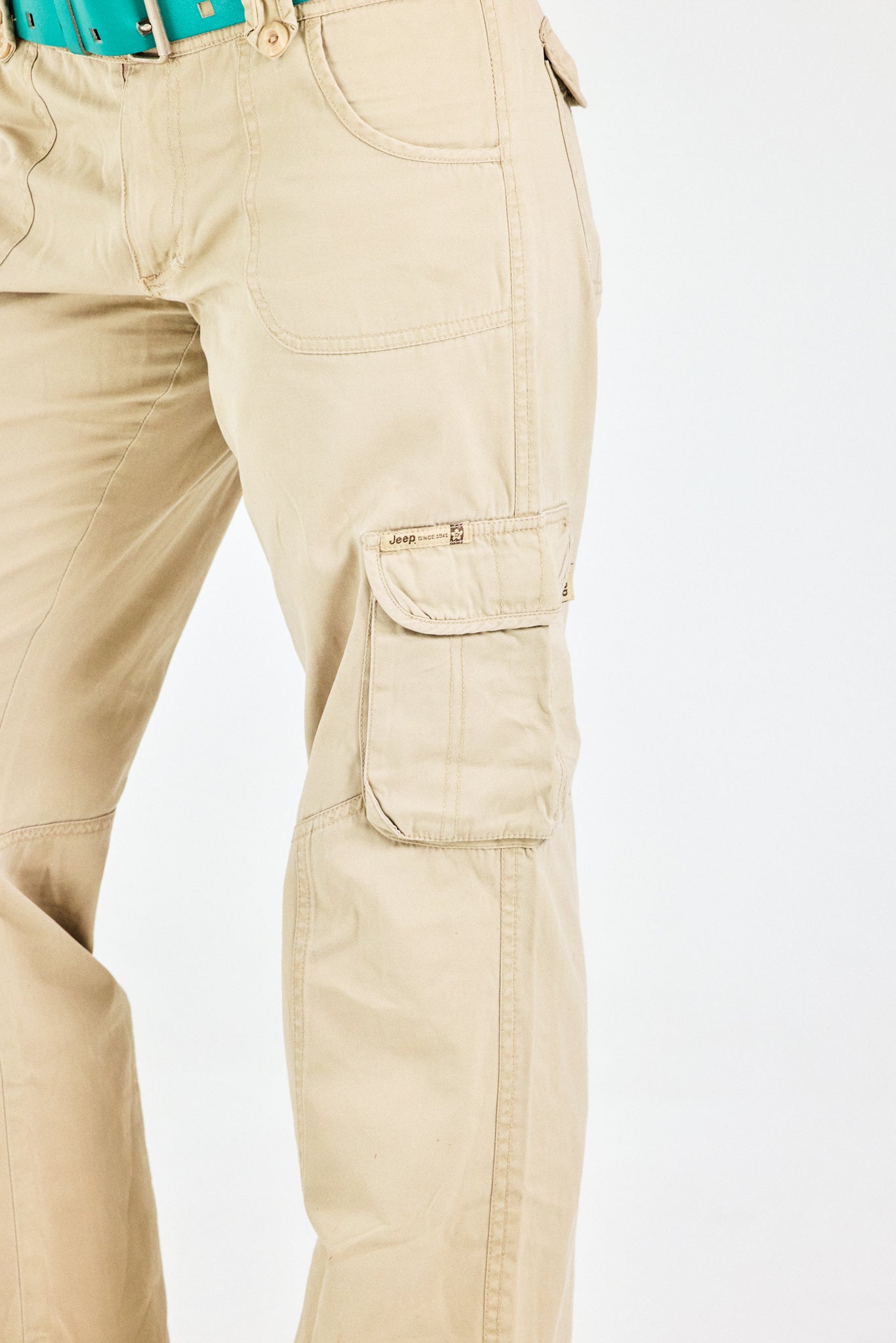 Vintage Jeep Khaki Cargo Pants