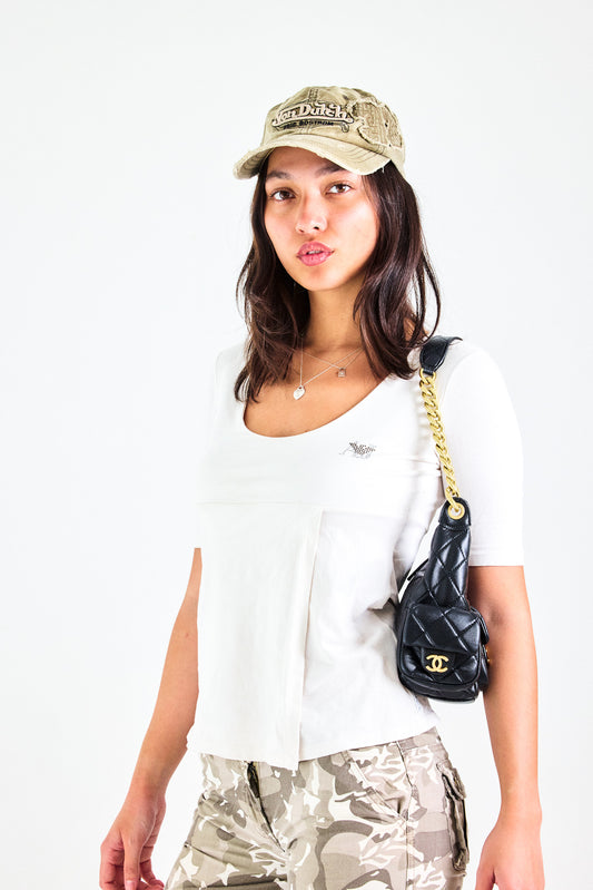 Armani Cream Stretch Blouse