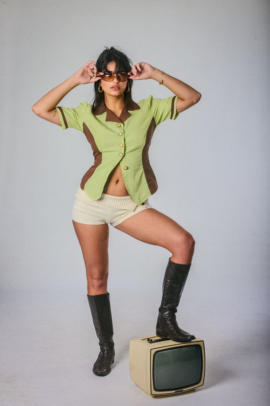 Sour Apple Suit Shirt